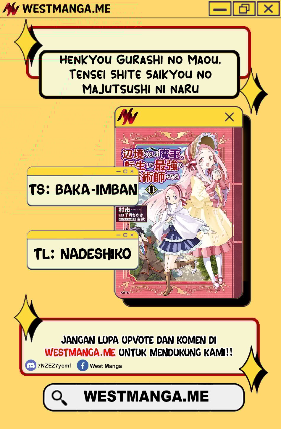 Henkyou Gurashi no Maou, Tensei shite Saikyou no Majutsushi ni naru ~Aisarenagara Nariagaru Moto Maō wa, Ningen o Shiritai~ Chapter 50 Gambar 2